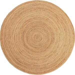 Handwoven Round Jute Rug